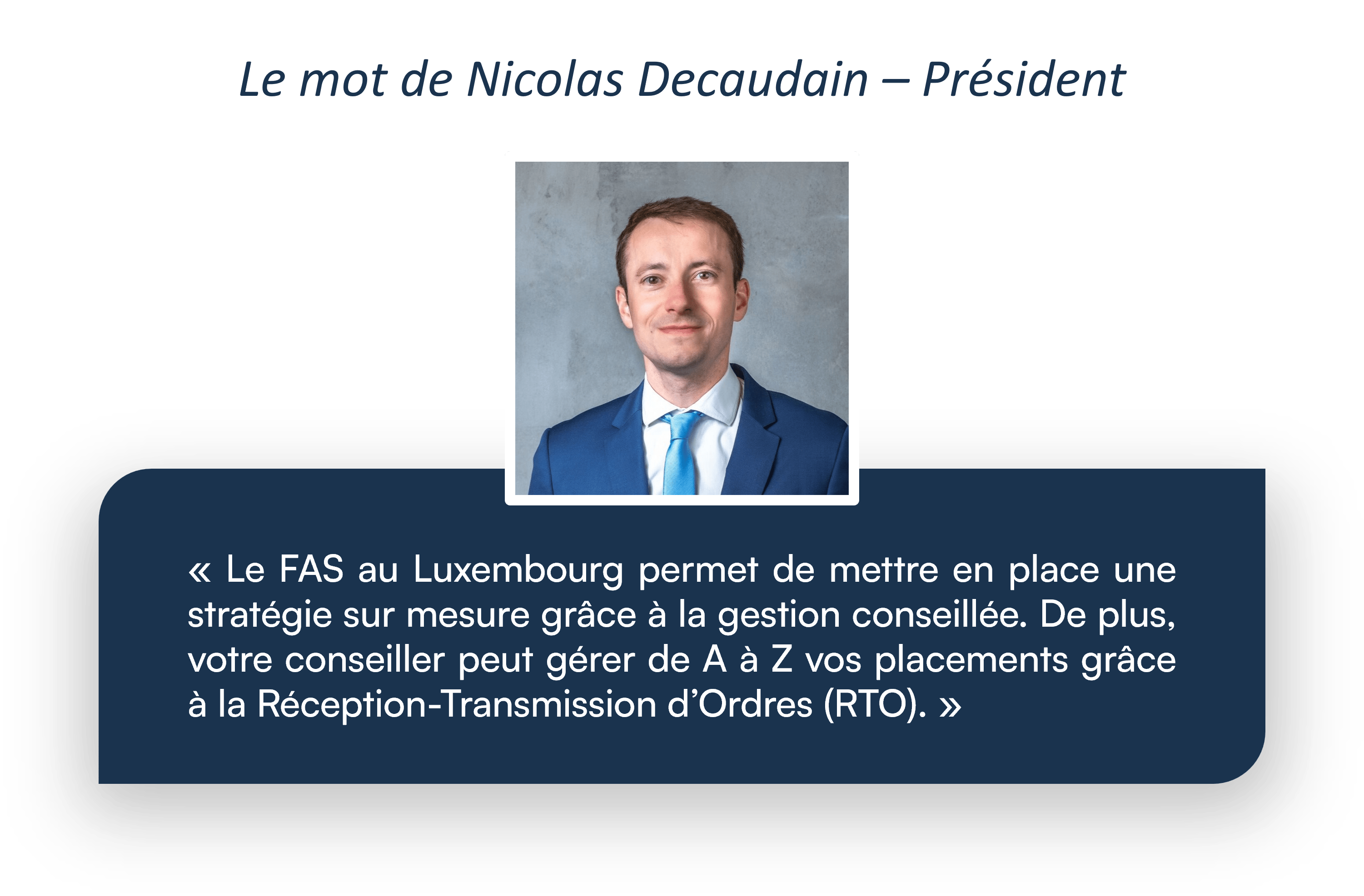 fas assurance vie luxembourg