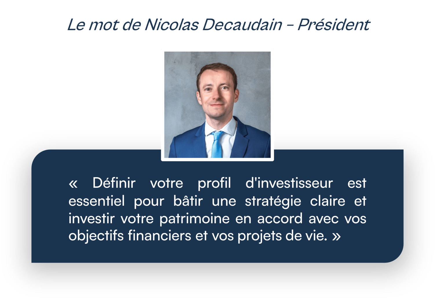 profil de risque investisseur avis