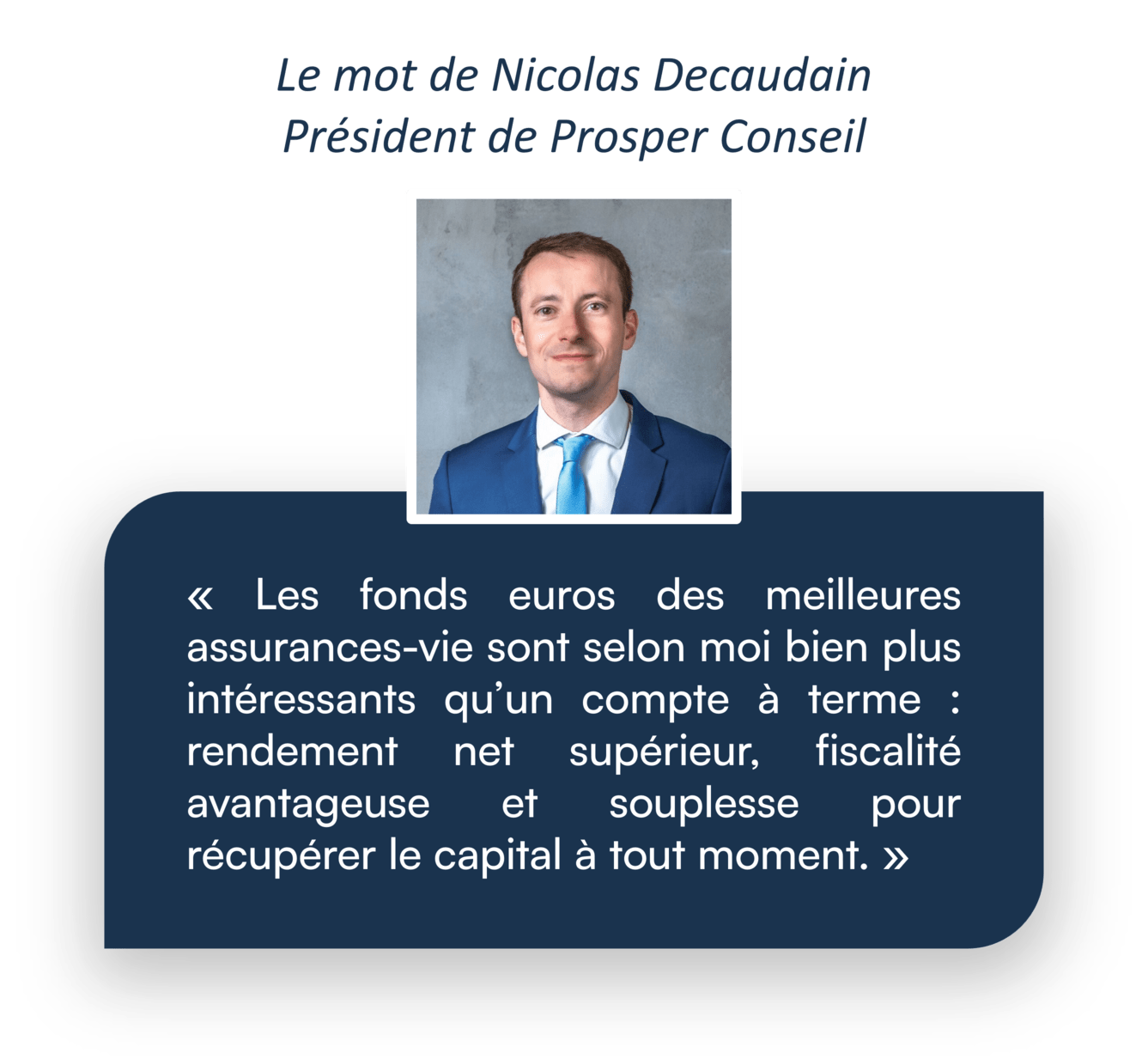 assurance vie ou compte à terme avis
