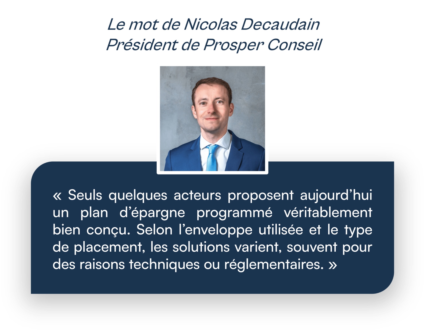 plan d'épargne programmé avis