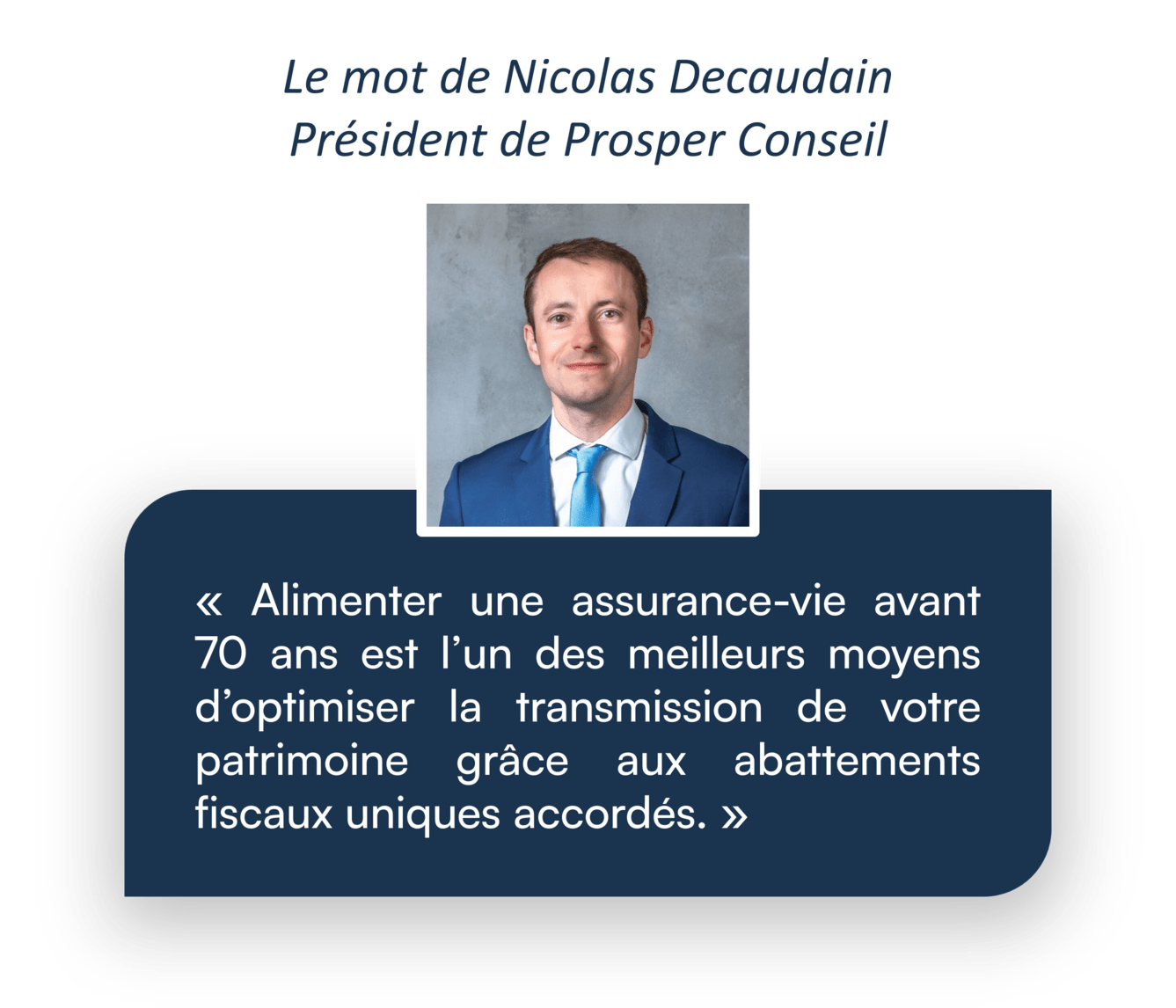 assurance vie avant 70 ans
