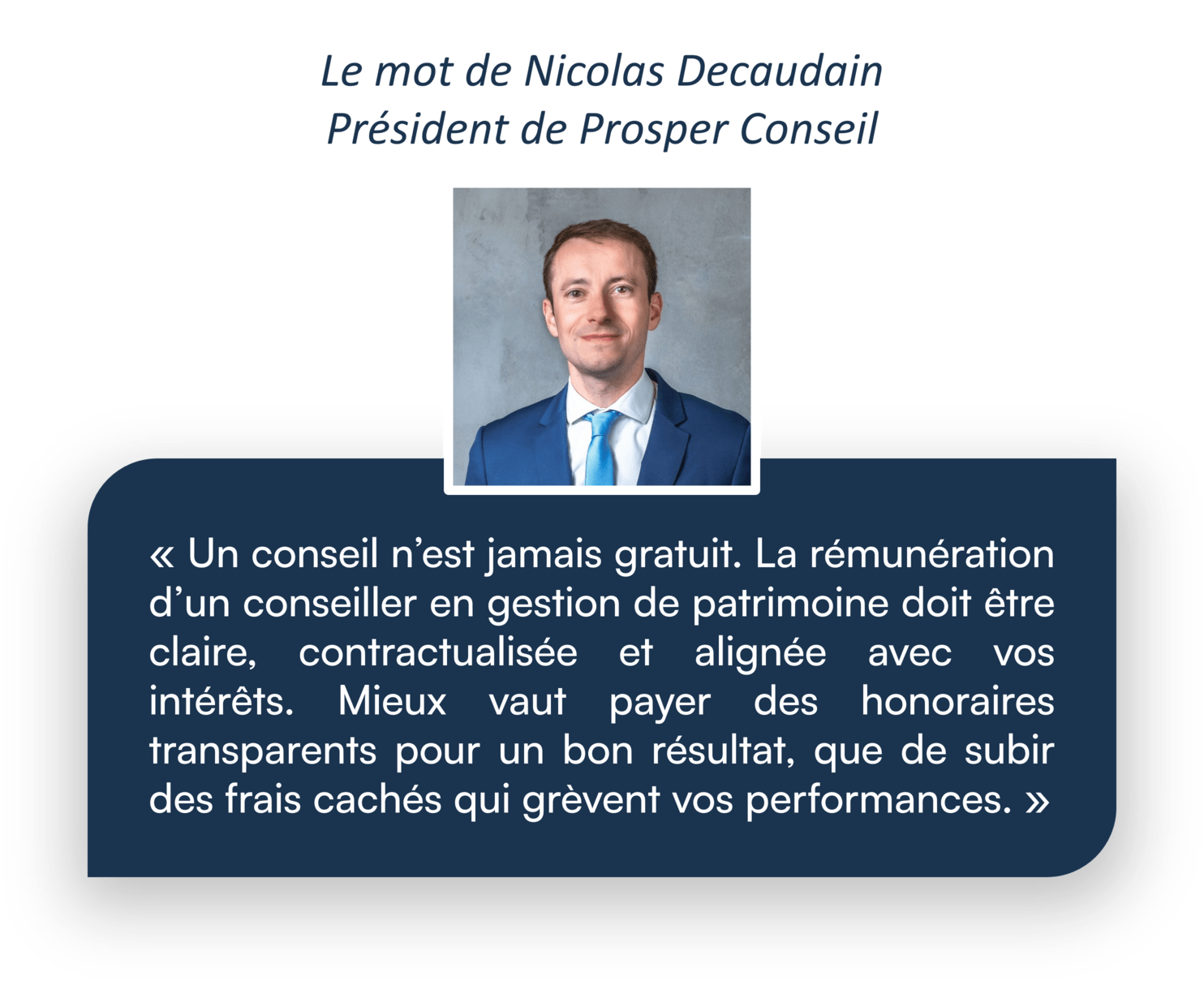 honoraires conseiller en gestion de patrimoine avis