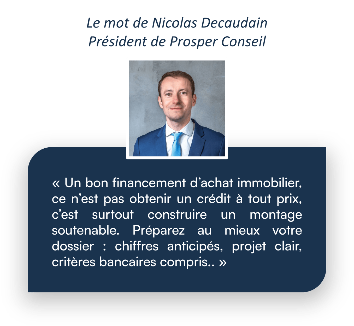 financement achat immobilier