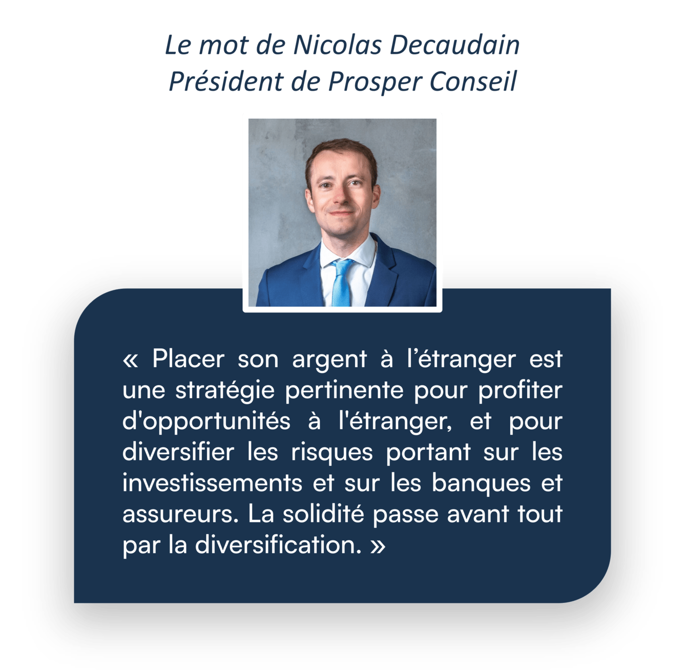 placer son argent à l'étranger