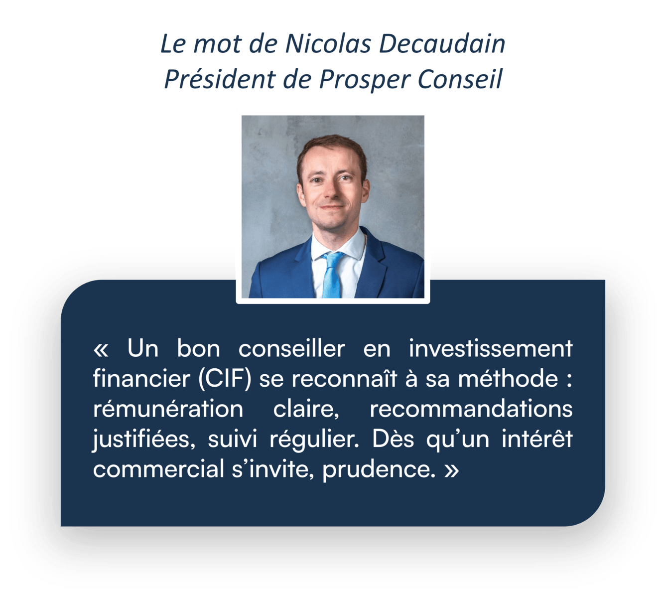 Conseiller en investissement financier CIF avis