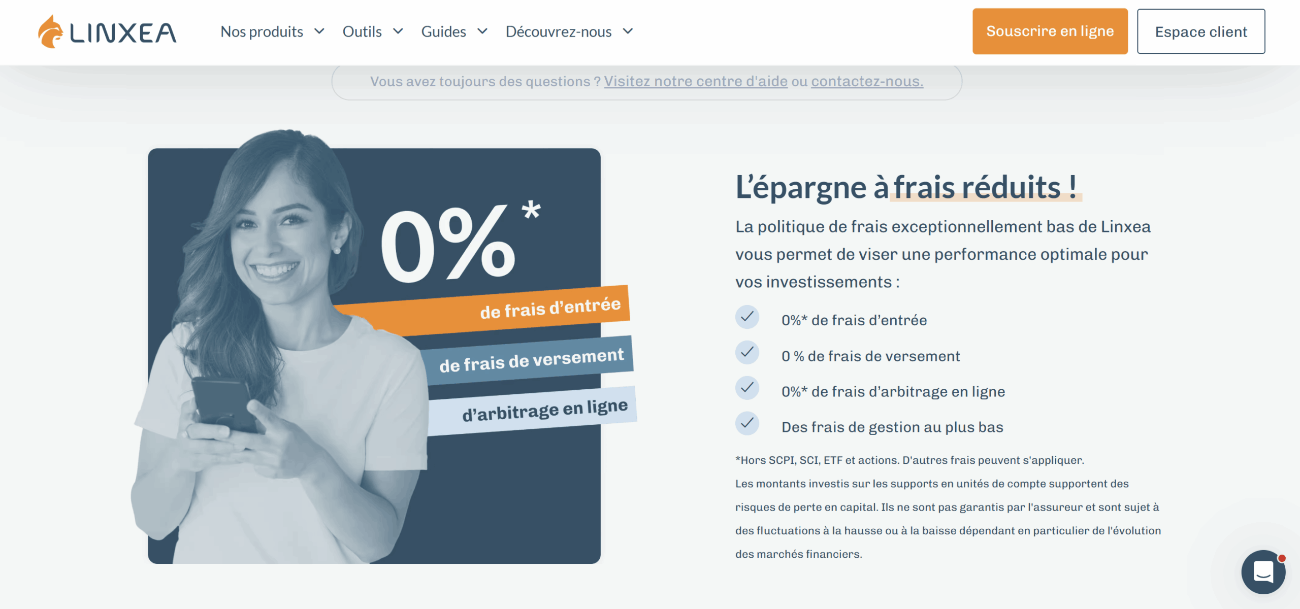 linxea épargne à frais réduits