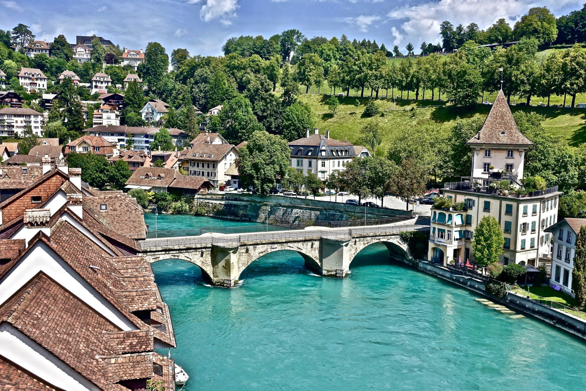 Vieille ville de Berne au bord de l’Aar